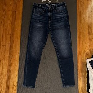 American Eagle Outfitters Dark Blue Skinny Jeans